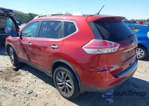 2016 Nissan Rogue Sl из США, поврежденный, VIN 5N1AT2MV9GC824001